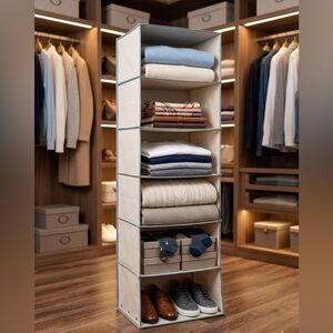 Real Simple Closet Compartment Organizer